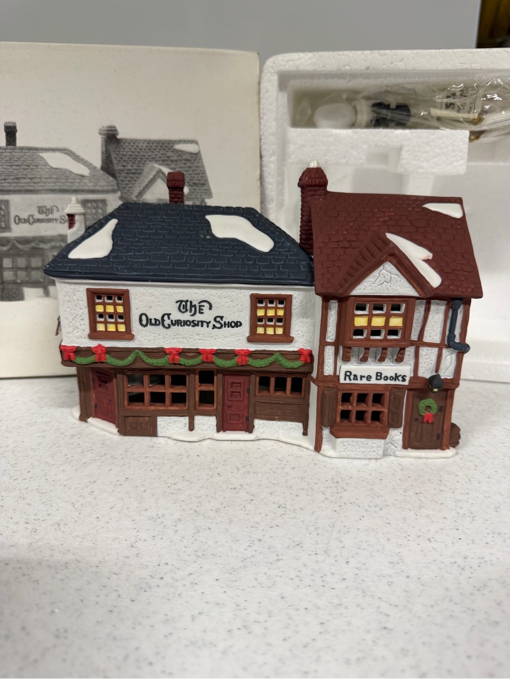Dept 56 Dickens’ The Old Curiosity Shop #5905-6 Christmas Village W/Cord